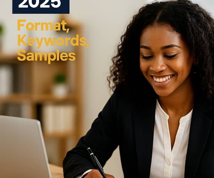 Professional preparing a CV for international jobs abroad in 2025